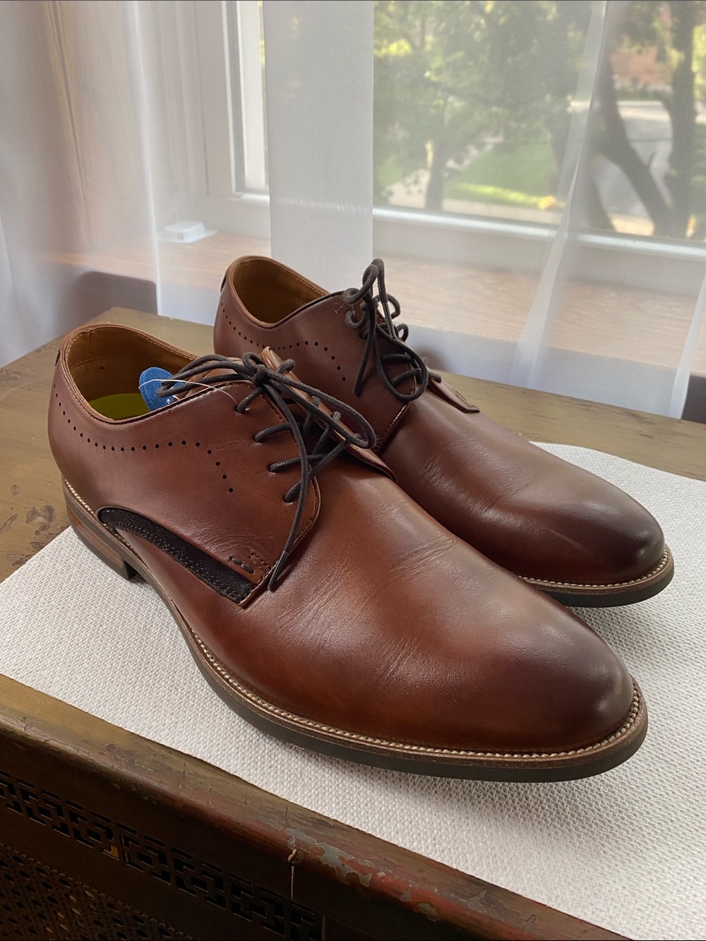 Florsheim Brown Leather Derby Dress Men’s Shoes